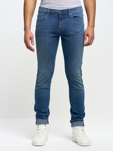 BIG STAR Slimfit Jeans 'Todd' in Blauw: voorkant