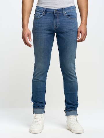 BIG STAR Slimfit Jeans 'Todd' in Blauw: voorkant