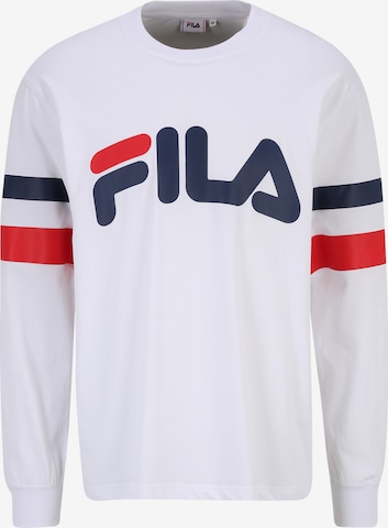 FILA Sweatshirt 'LUOHE' in Wit: voorkant
