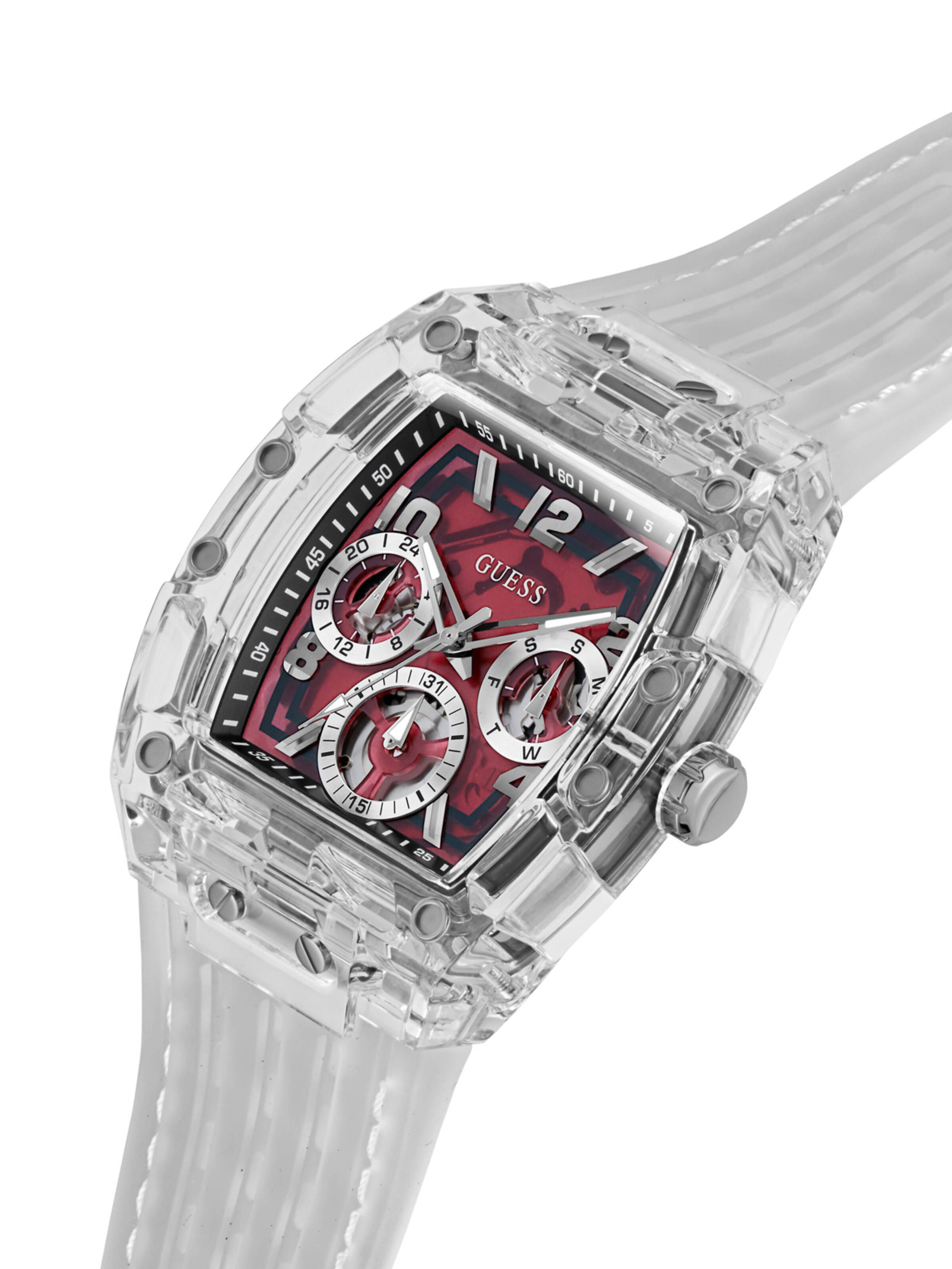 GUESS Analog Watch 'GT Phoenix' in Transparent