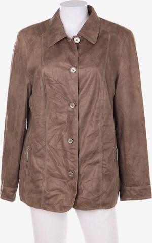 Barbara Lebek Jacket & Coat in XXL in Brown: front