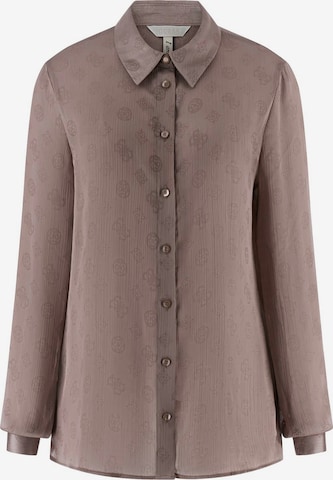 GUESS Bluse in Braun: Vorderseite