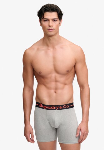 Superdry & Co Boxer shorts in Grey: front
