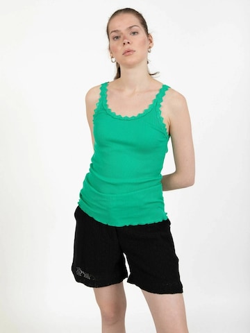 Coster Copenhagen - Top ' POPPY ' en verde: frente