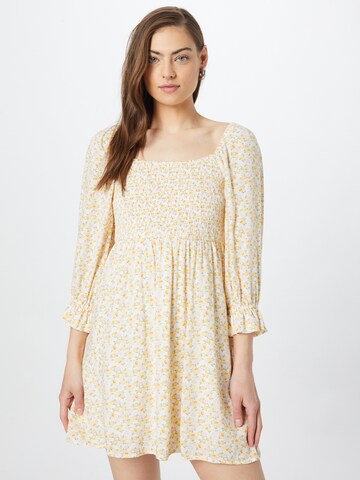 HOLLISTER Dress 'EMEA' in Yellow: front