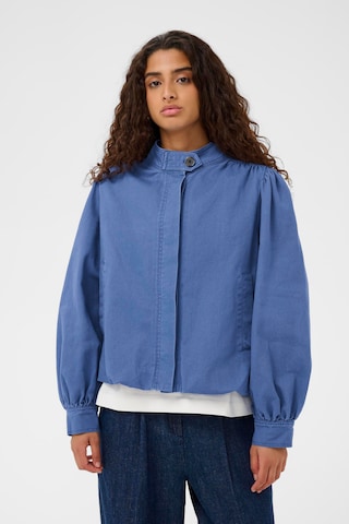 SOAKED IN LUXURY Overgangsjakke 'SLElysia' i blå: forside