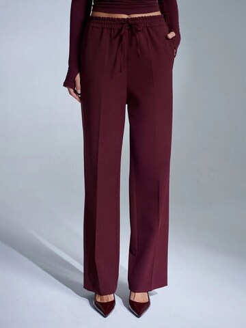 Dilvin Regular Pants in Red: front