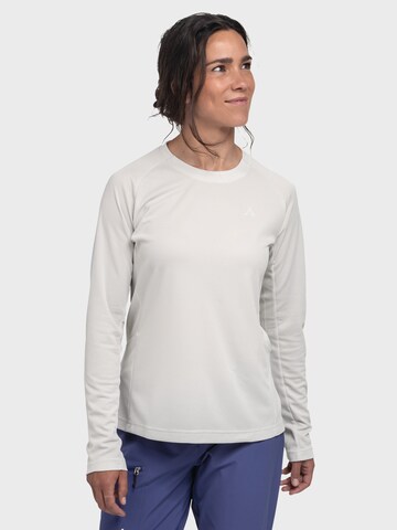 Schöffel Performance shirt 'Blaueis' in White: front