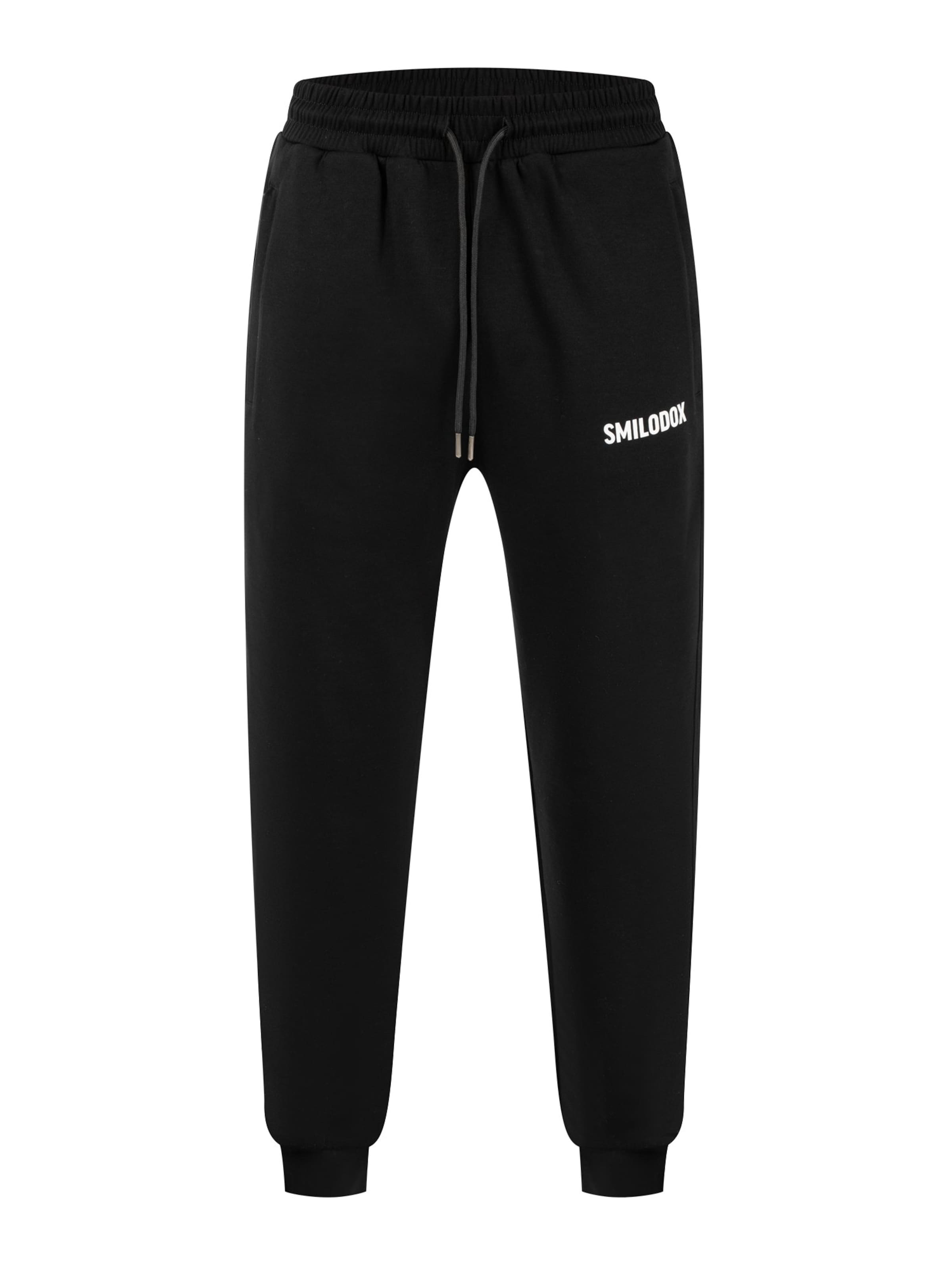 Smilodox Tapered Hose ' Denzo ' in Schwarz: Vorderseite