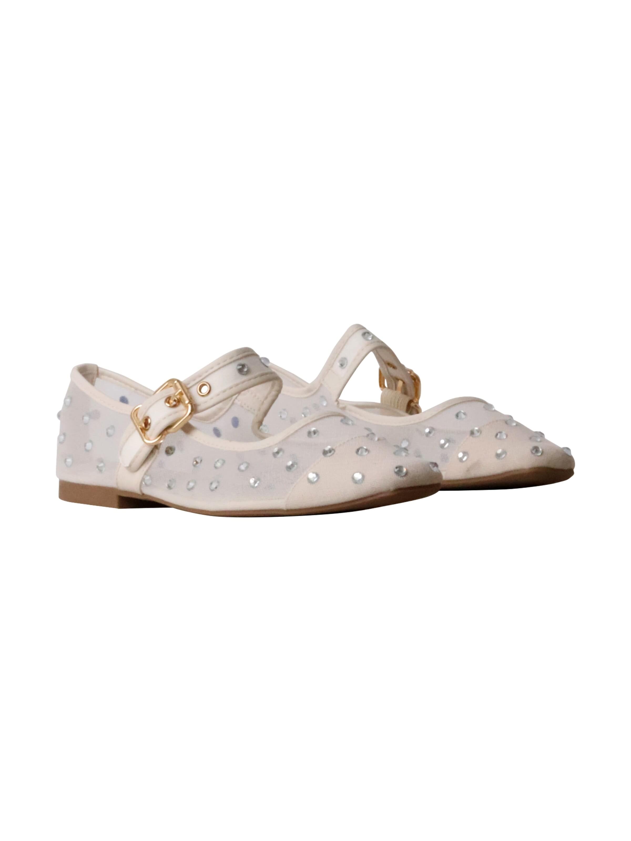 Super Mode Ballerina 'Ballerinas mit Riemchen von Alta Moda' in Beige
