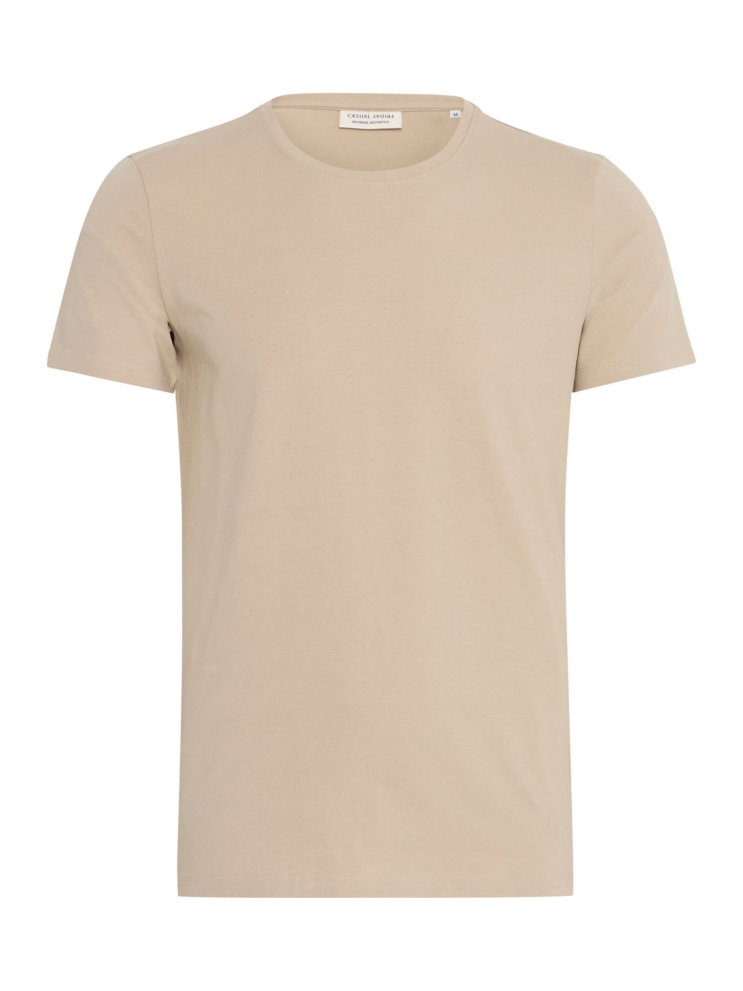Casual Friday - Camiseta ' CFDavid ' en beige: frente