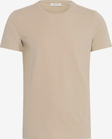 Casual Friday - Camisa ' CFDavid ' em bege: frente