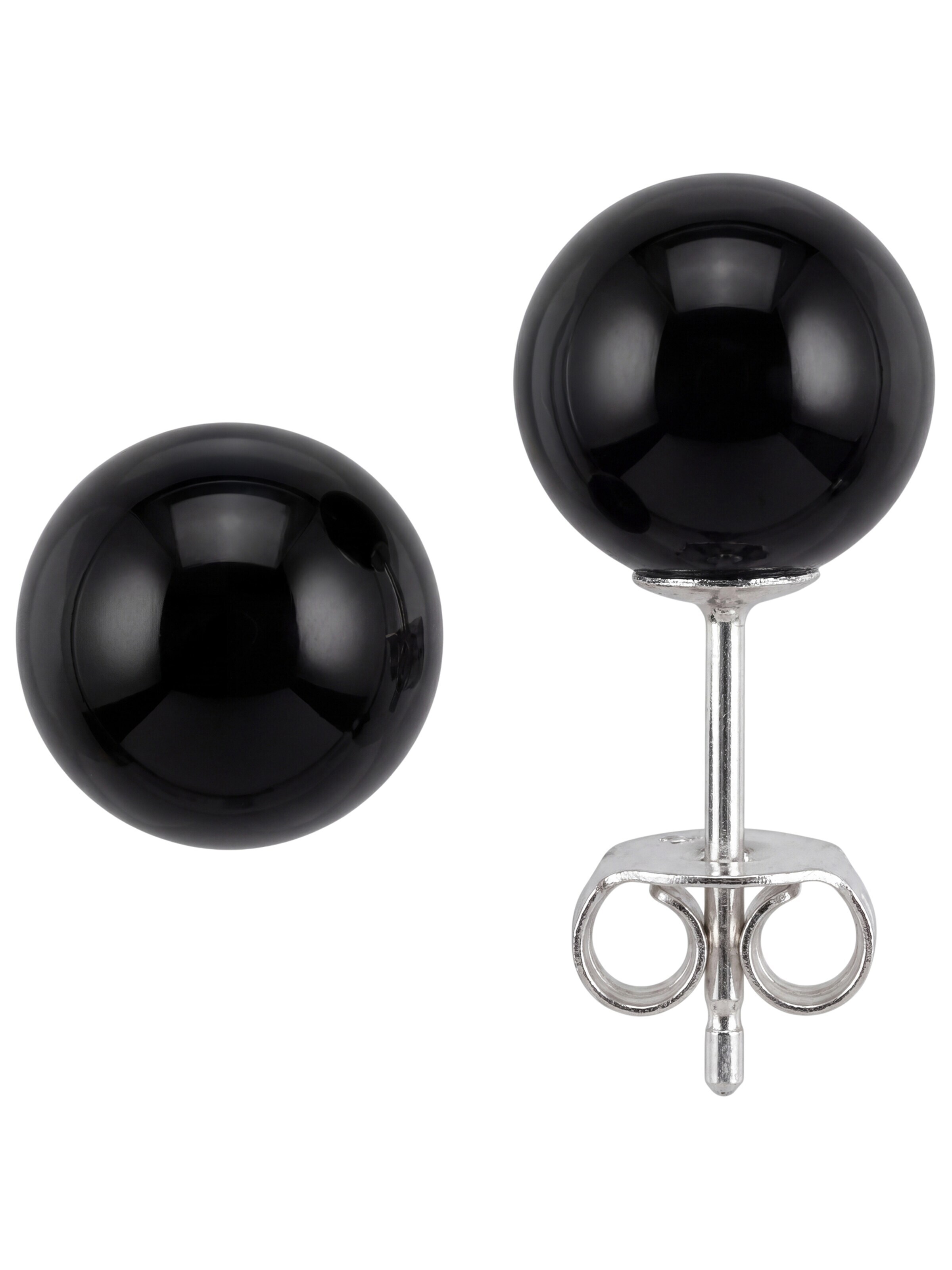 Jobo Earrings in Black: front