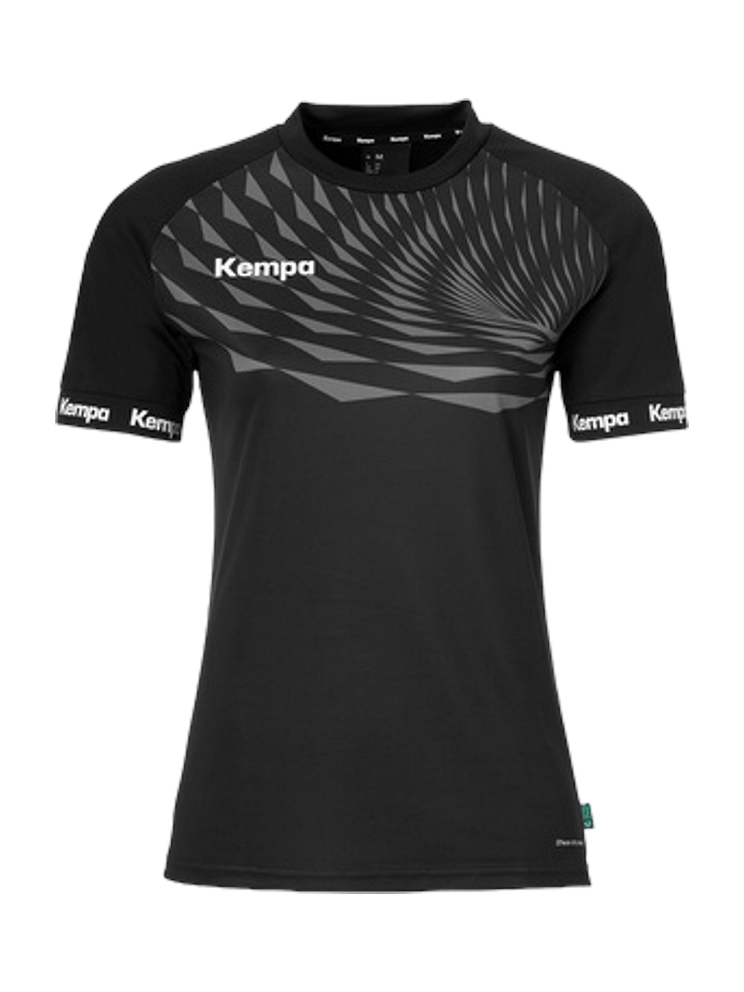 KEMPA Trikot in Schwarz: Vorderseite