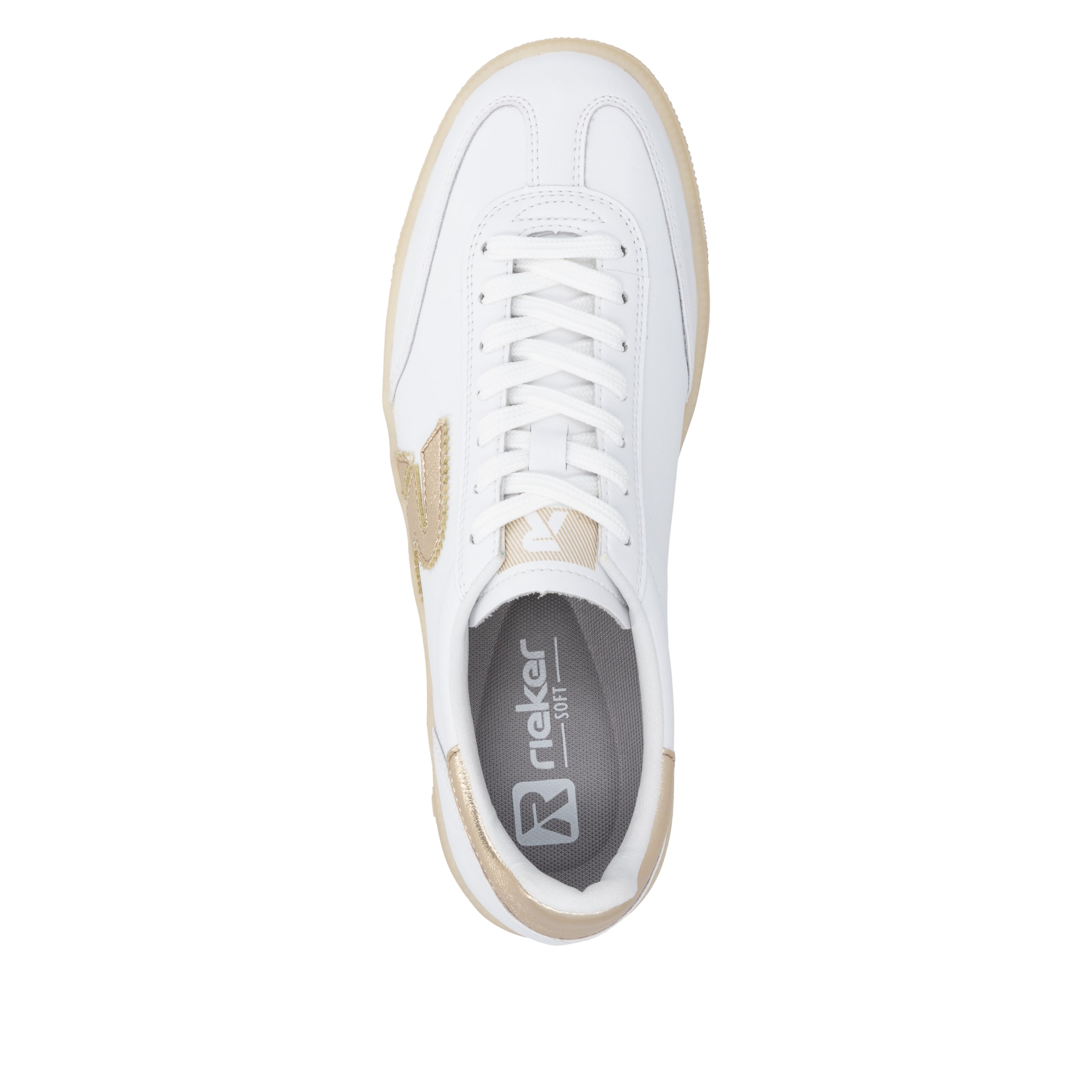Baskets basses 'San Diego' Rieker Sport en blanc