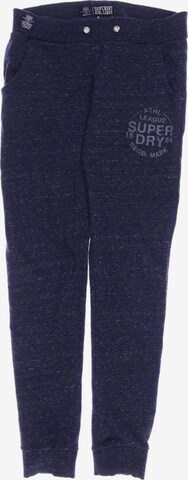 Superdry Pants in S in Blue: front