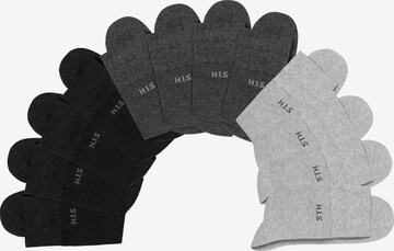 H.I.S Socks in Grey: front