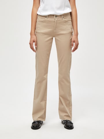 Bootcut Pantalon 'New Enzo' minus en beige : devant