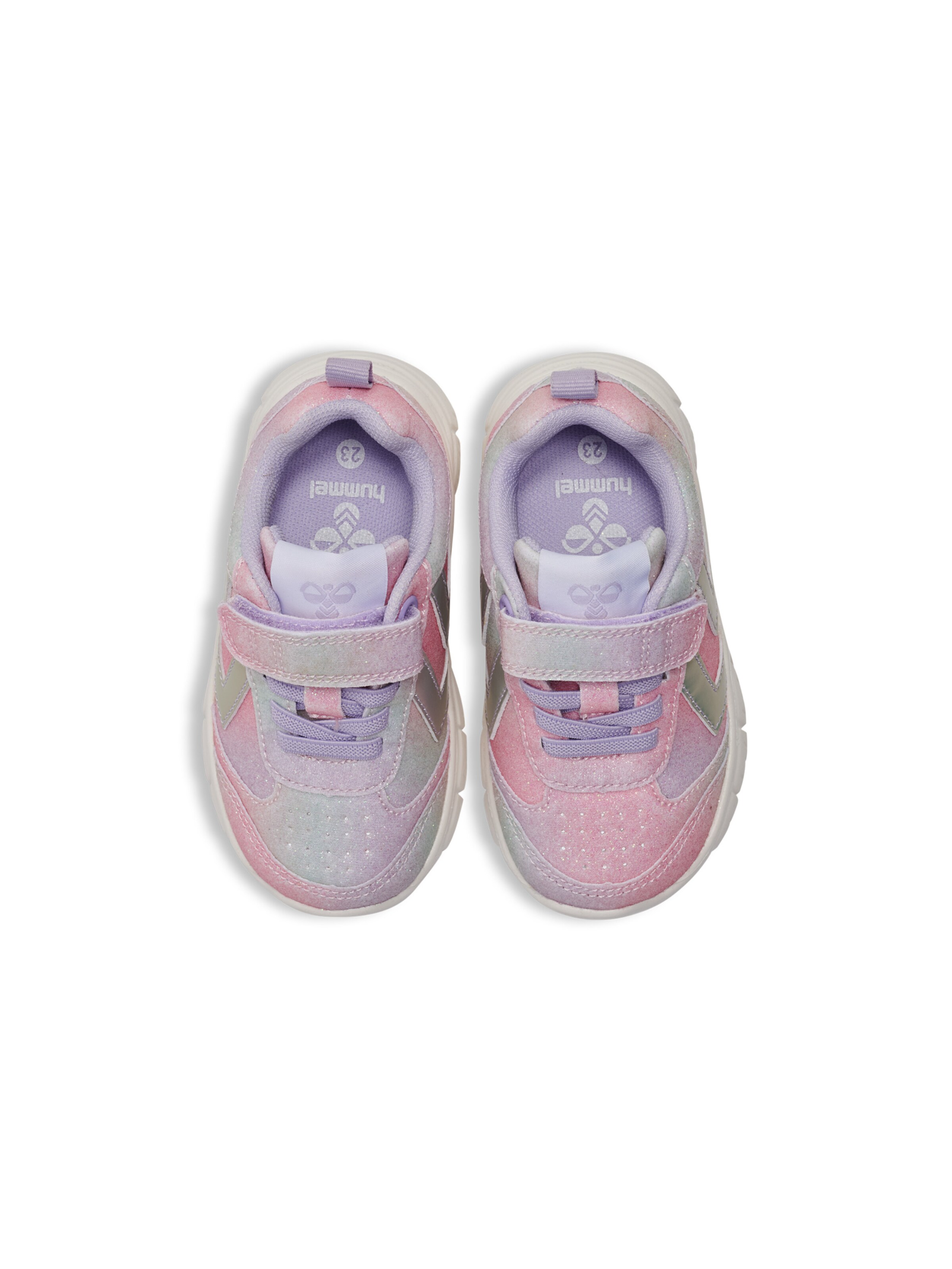 Hummel Sneakers 'Crosslite Glitter Infant' in Roze