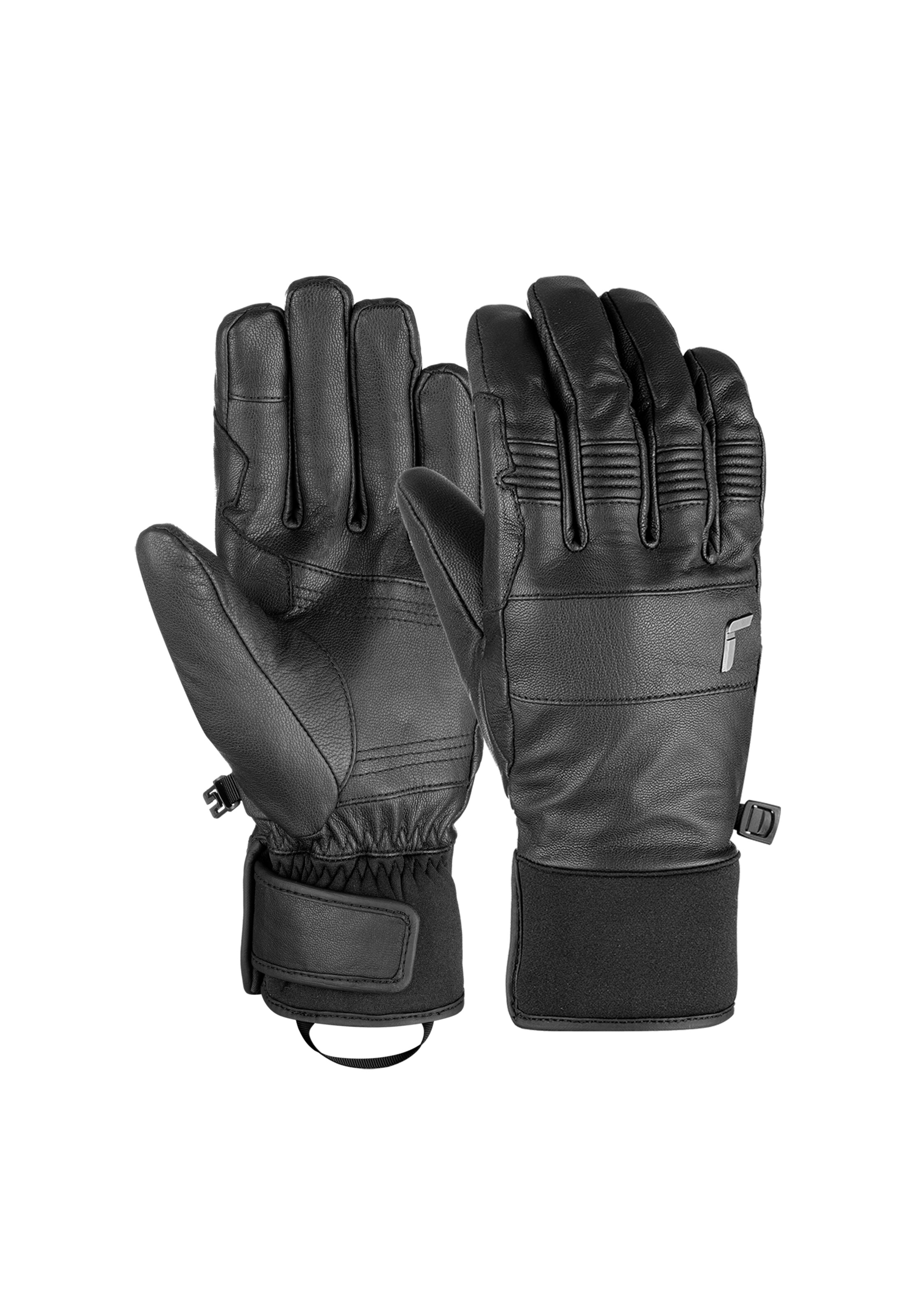 REUSCH Fingerhandschuhe 'Cooper' in Schwarz: Vorderseite