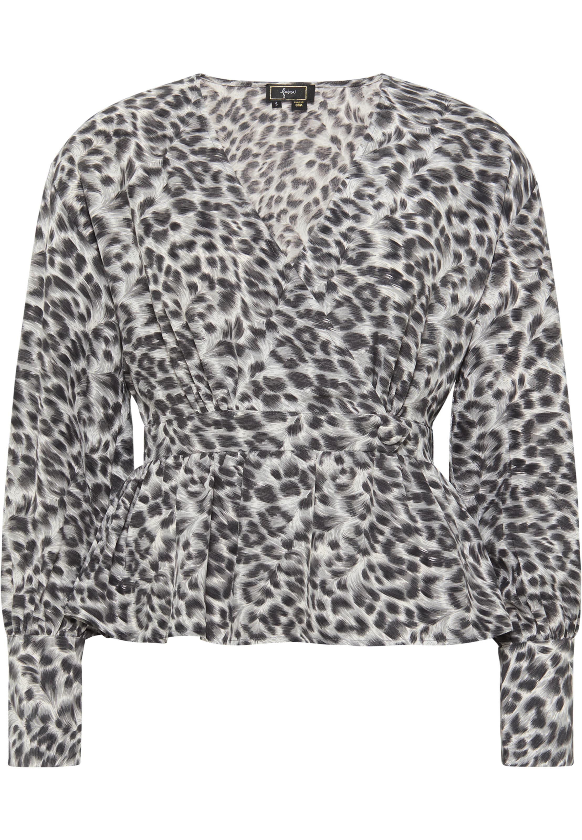 faina Blouse in Grey: front