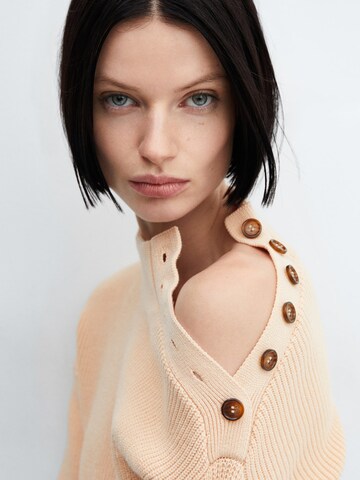 MANGO Sweater 'Lalo' in Beige