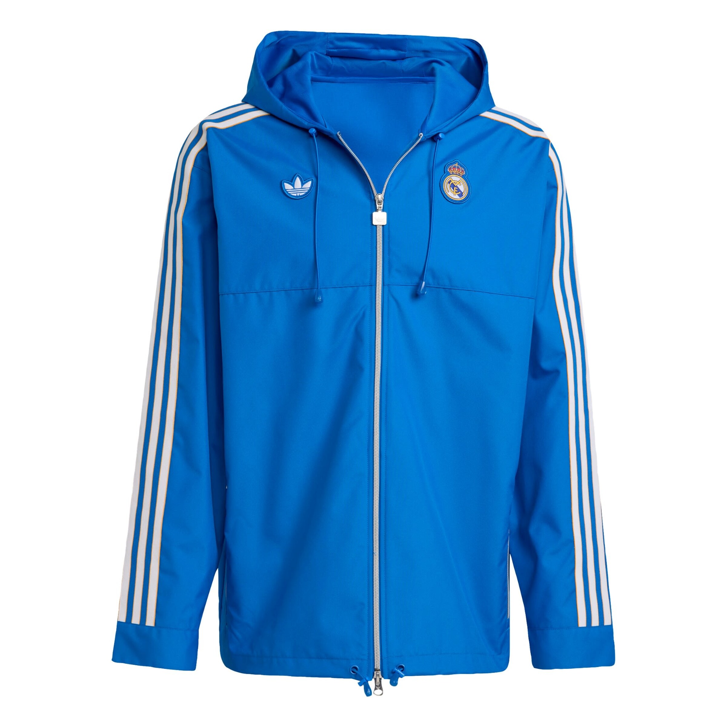 ADIDAS ORIGINALS Chaqueta de entretiempo 'Real Madrid Terrace Icons' en azul oscuro / blanco, Vista del producto