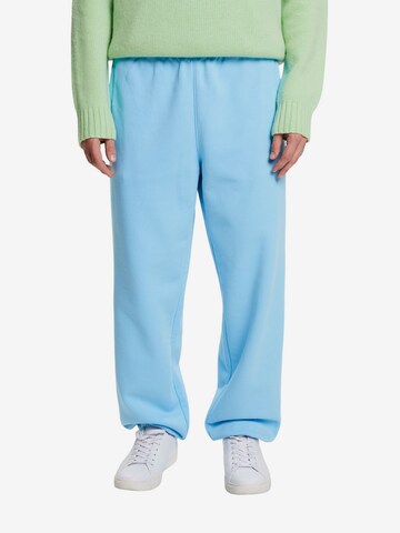 ESPRIT Loose fit Pants in Blue: front