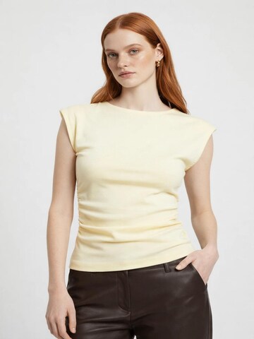 No Matter What Top in Yellow: front