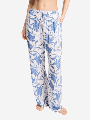 Pantalon de pyjama ' Sleep & Lounge ' Hanro en bleu : devant