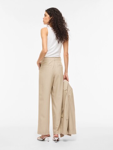 VILA - regular Pantalón 'VISIFFE' en beige
