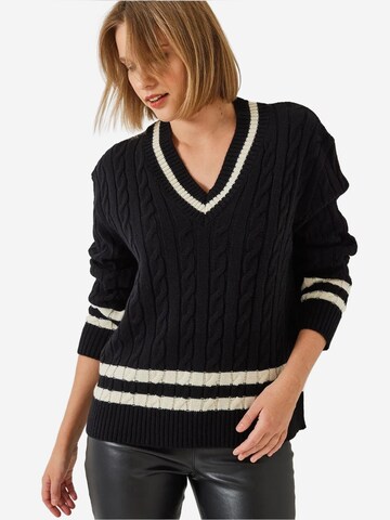 Bianco Lucci Kampsun 'Pullover', värv must