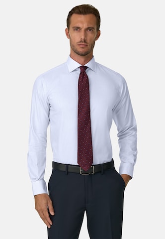 Boggi Milano Overhemd in Blauw: voorkant