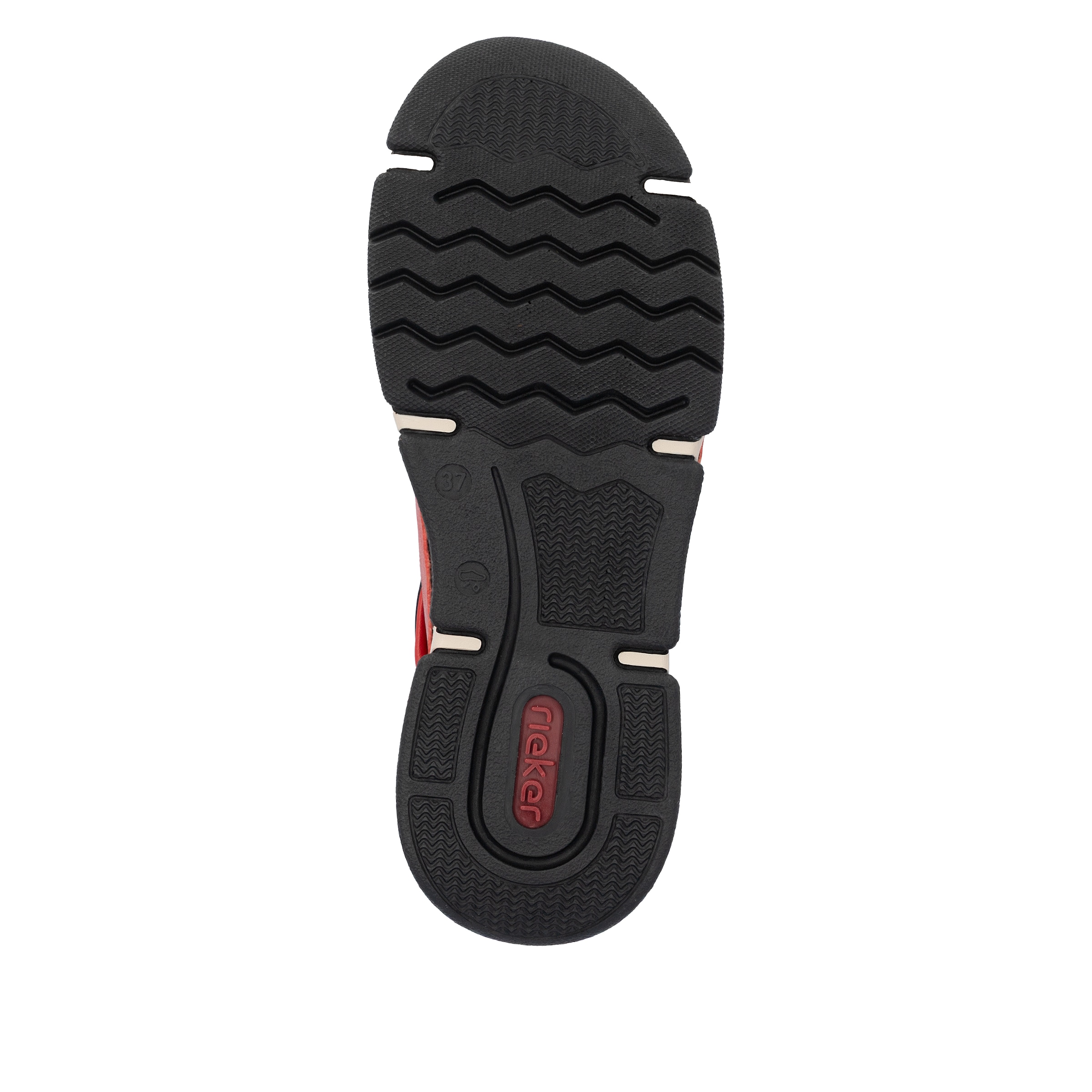 Bottines Rieker en rouge