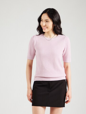 Pull-over 'DALO' VILA en violet : devant