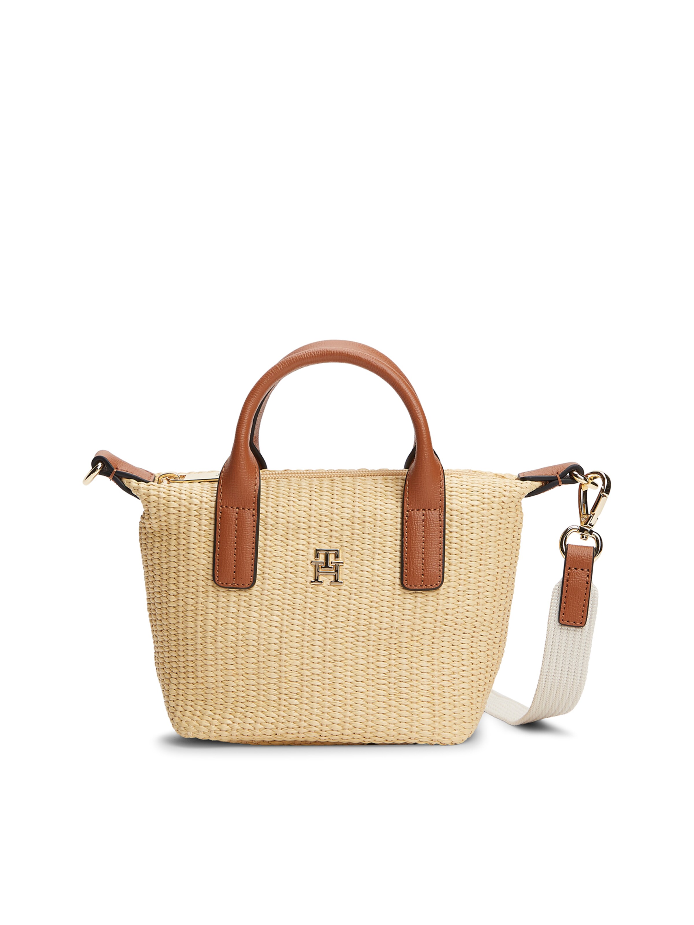 Borsa a mano TOMMY HILFIGER di colore beige, Visualizzazione prodotti