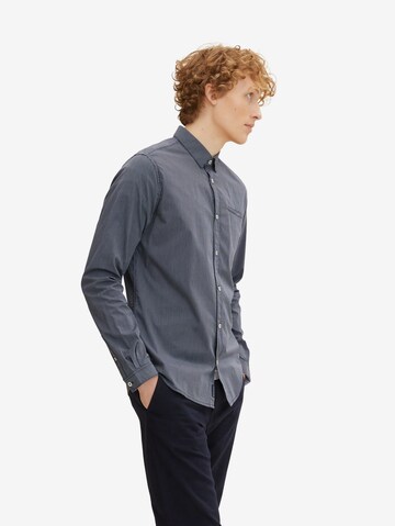 TOM TAILOR Regular Fit Hemd in Blau