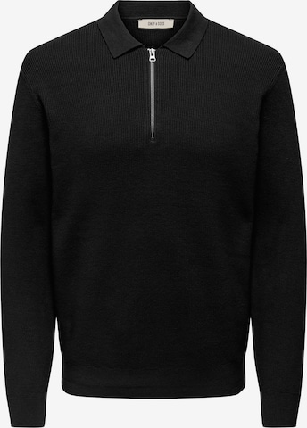 Only & Sons Pullover 'PHIL' in Schwarz: Vorderseite