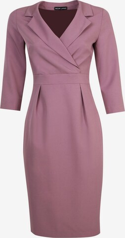 Awesome Apparel Dress in Pink: front