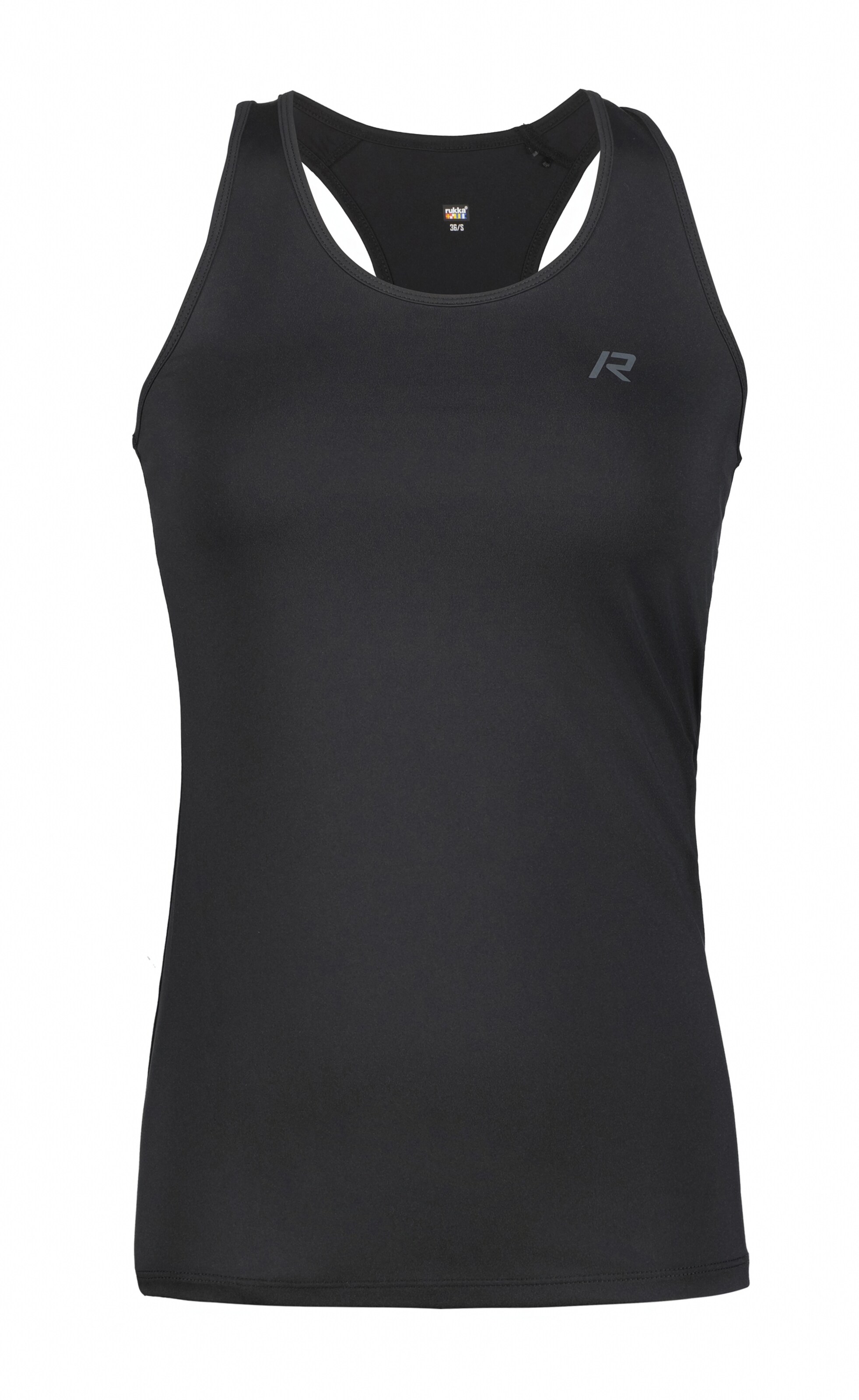 Rukka Спортен топ 'Maanselka' в черно: отпред
