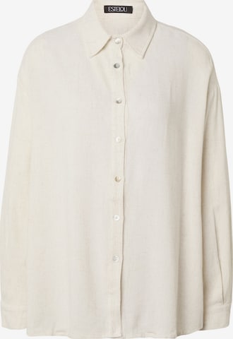 Chemisier Estelou en beige : devant