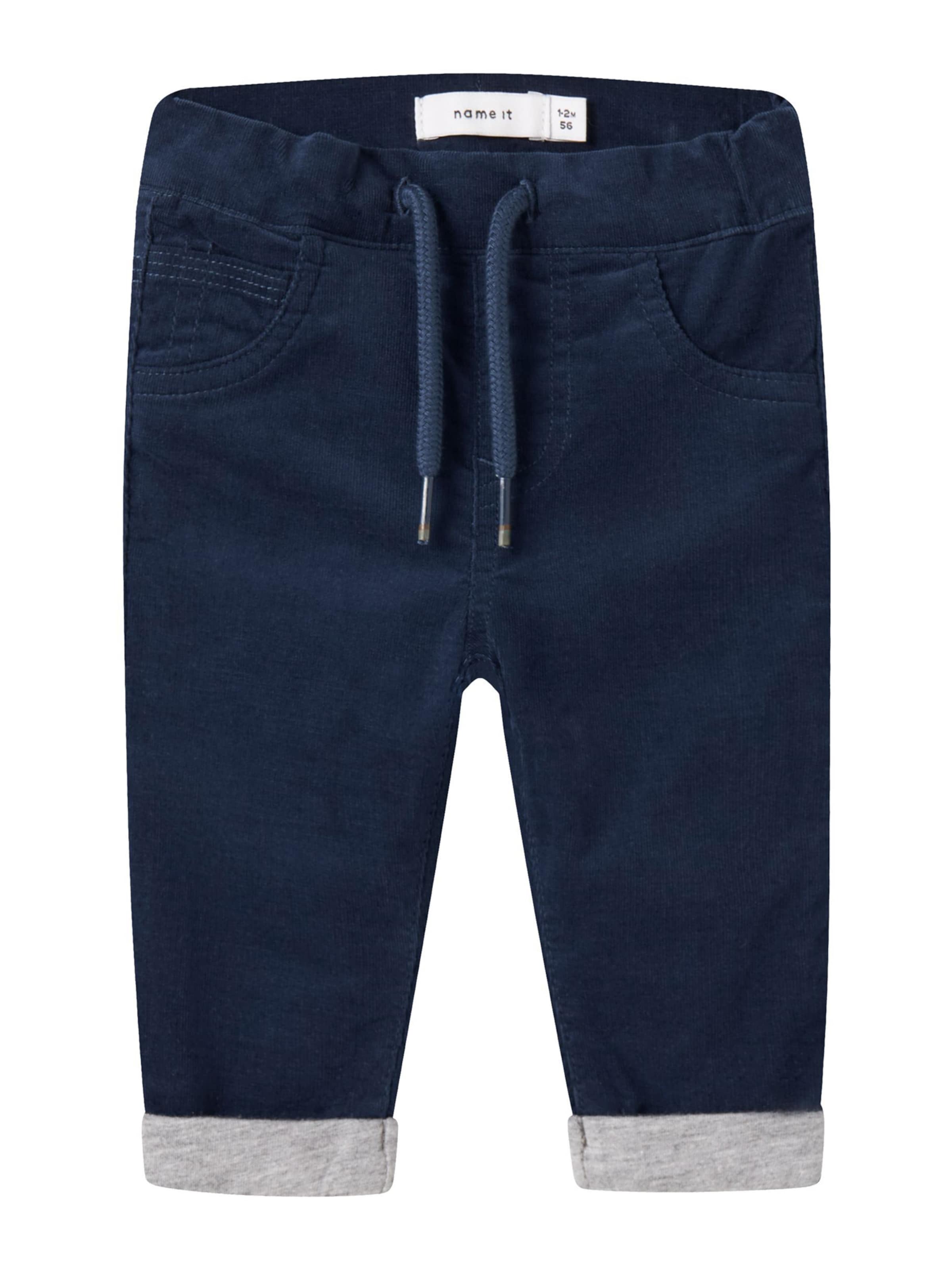 NAME IT Normální Kalhoty 'NBMBEN' – modrá: přední strana