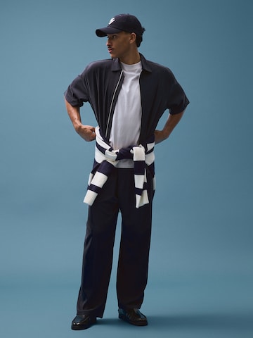 Bershka Baggy Nadrág - kék