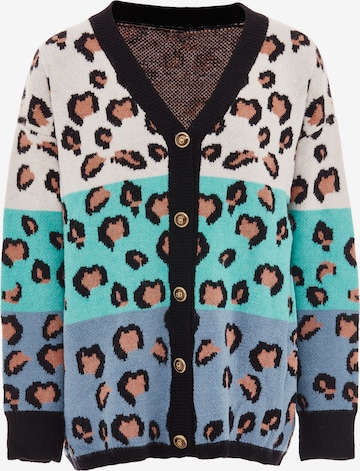 ebeeza Gebreid vest in Blauw: voorkant