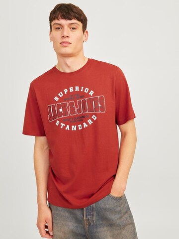 JACK & JONES Shirt in Red: front