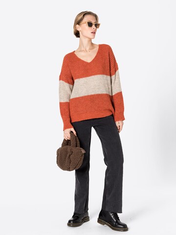 ZABAIONE - Pullover 'Luisa' em laranja