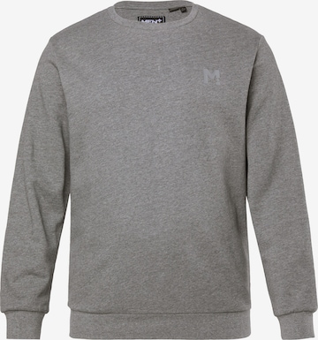 Men Plus Sweatshirt in Grau: Vorderseite