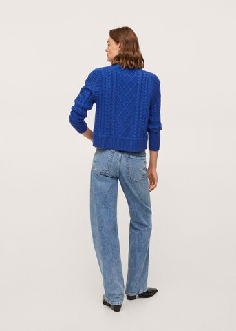 MANGO Pullover 'Bunny' in Blau