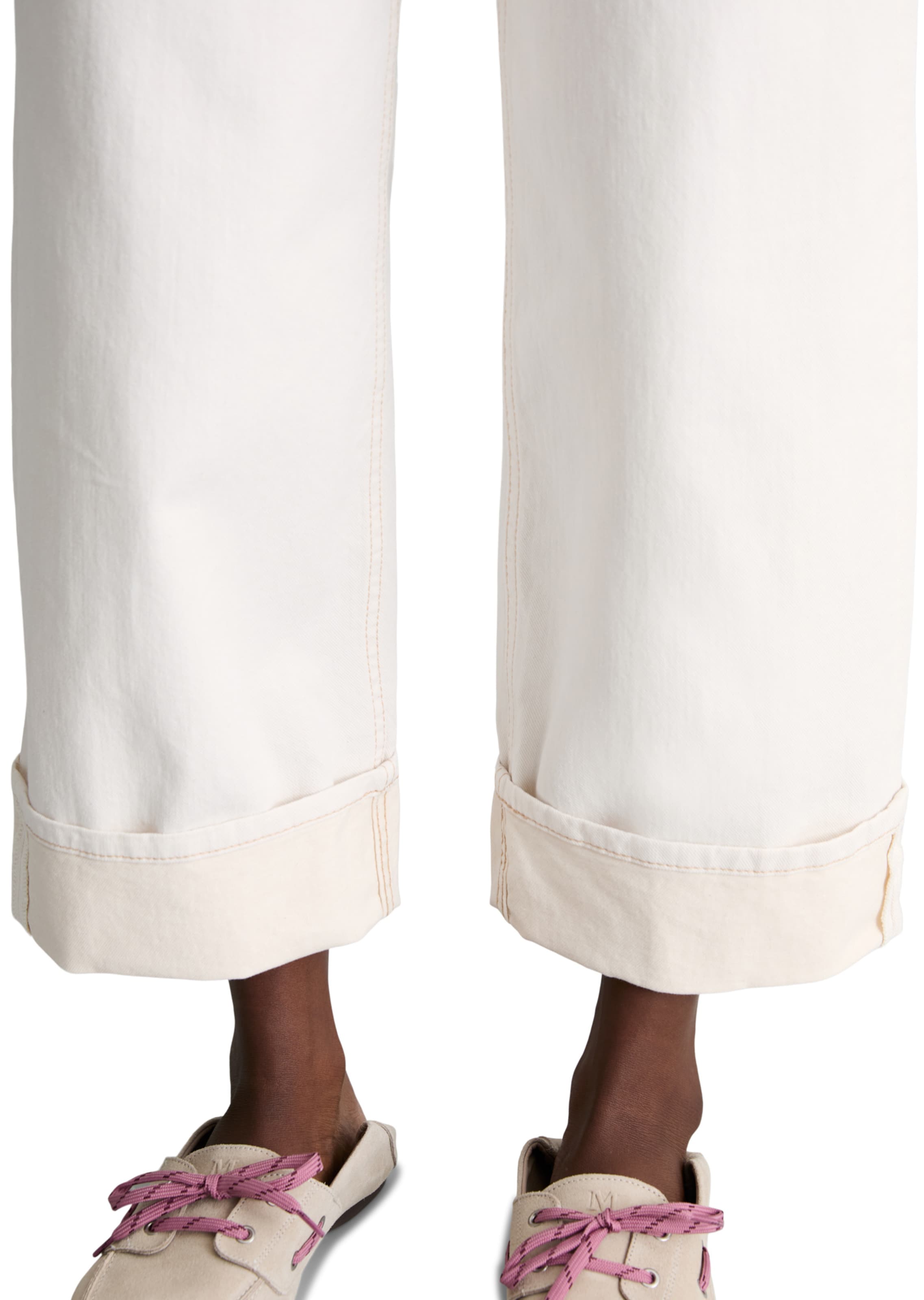 Marc O'Polo DENIM Wide leg Jeans 'Tomma' in White