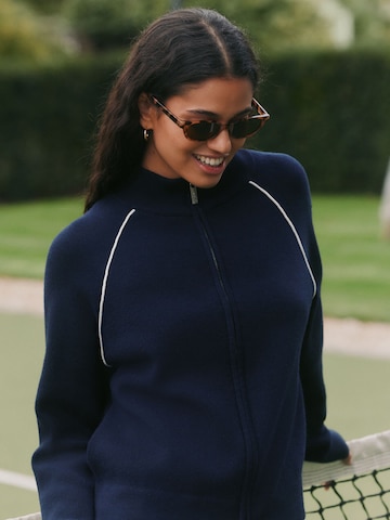 Veste de survêtement self. en bleu